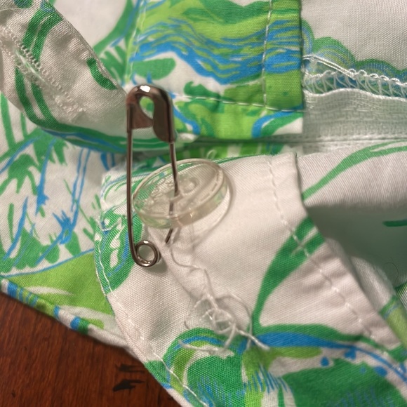 LILLY PULITZER SIDE ZIP WIDE LEG PANTS - Picture 7 of 7